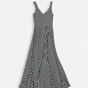 Puella Skater Style Striped Dress